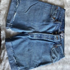 Re/Done denim shorts